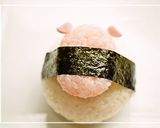 こぶたちゃん巻おにぎり＊キャラ弁作り方4写真