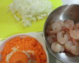 ルクエで＊真っ赤なエビのカレー作り方1写真