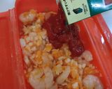 ルクエで＊真っ赤なエビのカレー作り方3写真