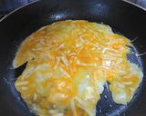 簡単一人ランチ✿スタミナ風オムライス作り方6写真