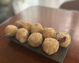 米粉と白玉粉 胡麻団子作り方4写真