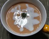 男の豆乳入りビシソワーズ＠トマト入り作り方7写真