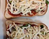 食パンで作るピザ作り方10写真