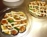 ナスとズッキーニのチーズ焼き～味噌仕立て作り方3写真