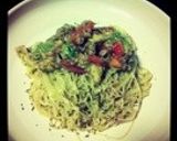 冷製パスタ～市販のソースでジェノベーゼ作り方7写真