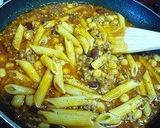 チリサラダ豆のペンネ作り方4写真