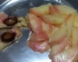 桃一個！冷たく豪華で簡単薔薇の花！切り方作り方1写真