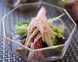 捨てないで！新生姜の汁でエコもずく酢♡作り方3写真