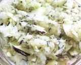 ナスと玉ねぎの冷たいスープパスタサラダ作り方1写真