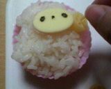 ラップ不要！簡単羊さんおにぎり作り方7写真