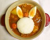 白うさぎのデコカレー作り方4写真