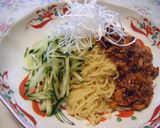 冷麺deジャージャー麺♪作り方3写真