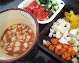 夏野菜のトマトピクルス☆ソース代わりに作り方1写真