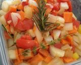 夏野菜のトマトピクルス☆ソース代わりに作り方3写真