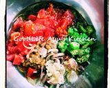 夏美人！トマトともずくの冷製パスタ作り方2写真