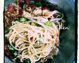 夏美人！トマトともずくの冷製パスタ作り方3写真