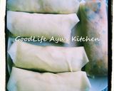 ピリ辛!ポテトチーズの焼き春巻き♬作り方2写真