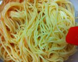 野菜たっぷり！明太子の冷製パスタ作り方5写真