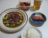 タタキ鮪のづけアボガド添え作り方6写真