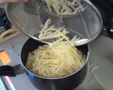 シャッキリジャガイモとトマトの冷製パスタ作り方1写真