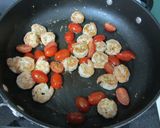 海老とズッキーニ＆トマト炒め☆作り方3写真