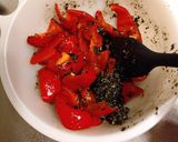 赤ピーマンの胡麻和え作り方5写真