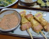 ソーセージとチーズのイタリアン串天作り方4写真