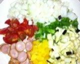 ランチに！充実野菜が絶品ピラフに作り方1写真