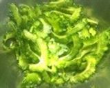新生姜とゴーヤの冷やし中華と漬物作り方1写真