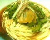 新生姜とゴーヤの冷やし中華と漬物作り方5写真