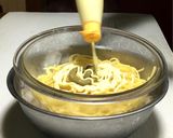 カニ味噌とカニカマの柚子胡椒冷製パスタ作り方14写真