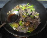 ☆牛肉とアスパラのオイスターソース炒め☆作り方6写真