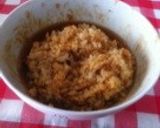 うどんの残ったおつゆで味噌ごはん丼作り方2写真