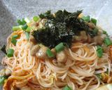 堅ちゃんにヒントをもらった納豆キムチ素麵作り方4写真