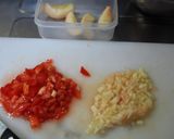 桃と生ハムの冷製パスタ♪作り方1写真