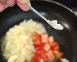 桃と生ハムの冷製パスタ♪作り方3写真