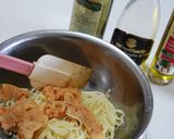 桃と生ハムの冷製パスタ♪作り方11写真