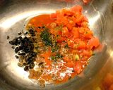 冷製パスタのプッタネスカはどーっすか？作り方3写真
