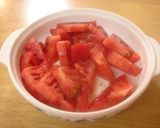 焼きトマトチーズ☆バルサミコ風味作り方1写真