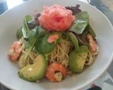海老とアボカドのトマトシャーベットパスタ作り方4写真
