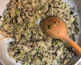 ごま油と生姜薫る♬ひじきの和風オムライス作り方4写真