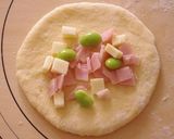 HB♪カリカリチーズ平焼きブレッド作り方4写真
