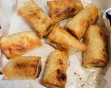 餃子の皮でウインナーチーズのパリパリ焼き作り方3写真