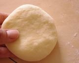 HB♪カリカリチーズ平焼きブレッド作り方5写真