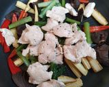 簡単夏の夕飯!鶏胸肉きくらげ中華野菜炒め作り方9写真
