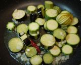 ナスとズッキーニの採れたてトマトパスタ作り方5写真