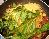 ナスとズッキーニの採れたてトマトパスタ作り方8写真