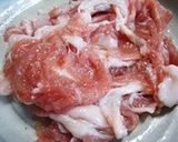 ぱりぱりチーズのトマト豚丼作り方1写真