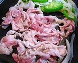 ぱりぱりチーズのトマト豚丼作り方7写真