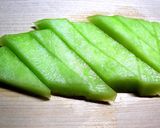 はちみつメロン　　はちみつめろんレモン作り方4写真